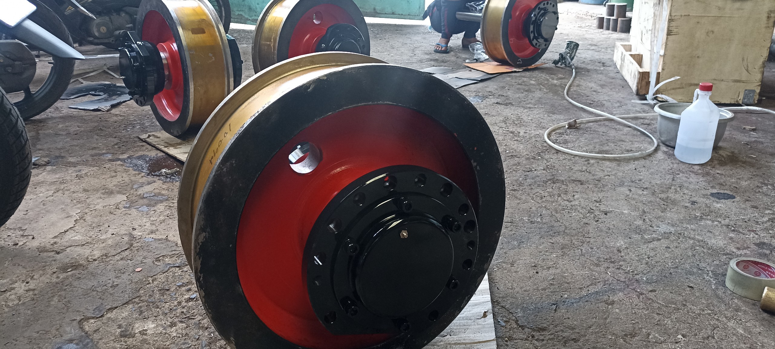 Bánh xe cầu trục – Gia công và phục hồi bánh xe công nghiệp 2 giacongcokhinhatphat200723212